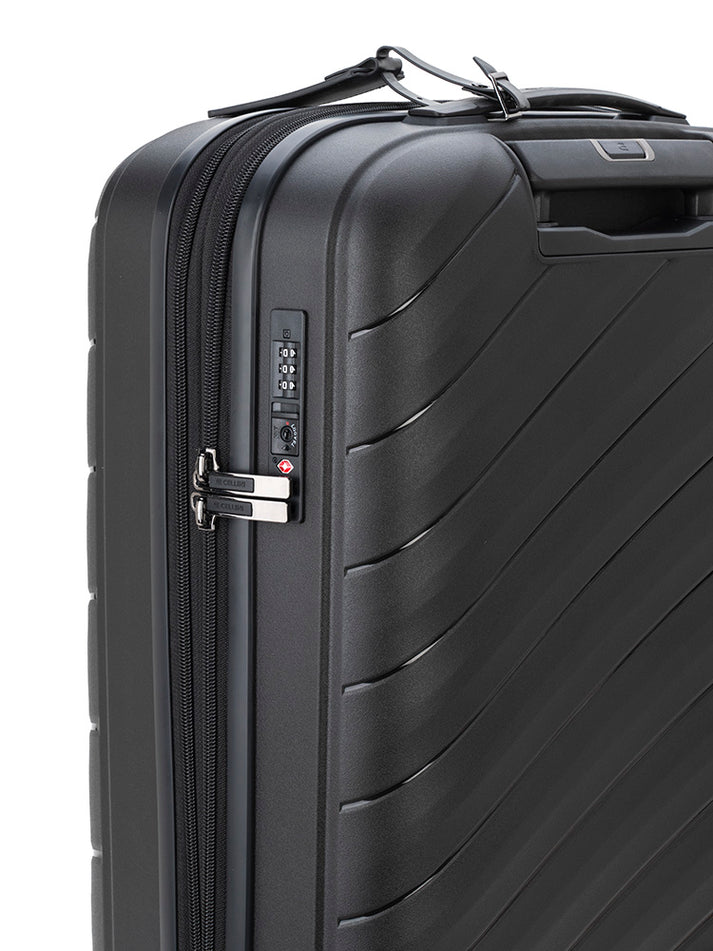 Cellini Pulse Carry On 4-Wheel Trolley Case | Black