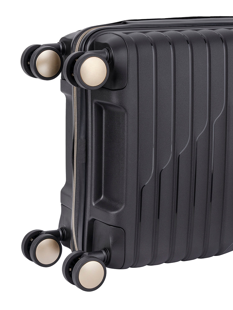 Cellini Allure Hardshell 4 Wheel Carry On Trolley | Black