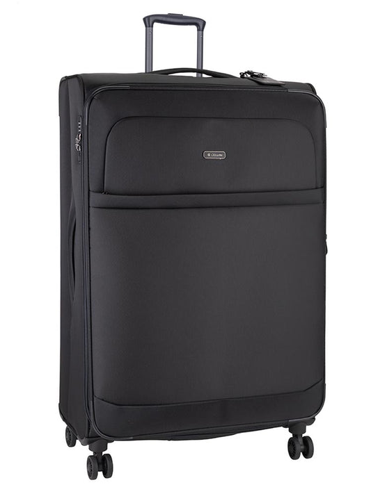 Cellini Microlite S Xtra Large 4 Wheel Trolley Case | Black