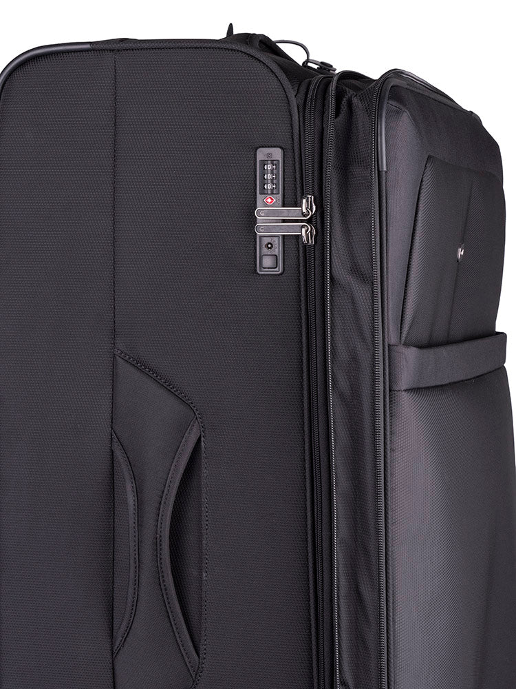 Cellini Microlite S Xtra Large 4 Wheel Trolley Case | Black
