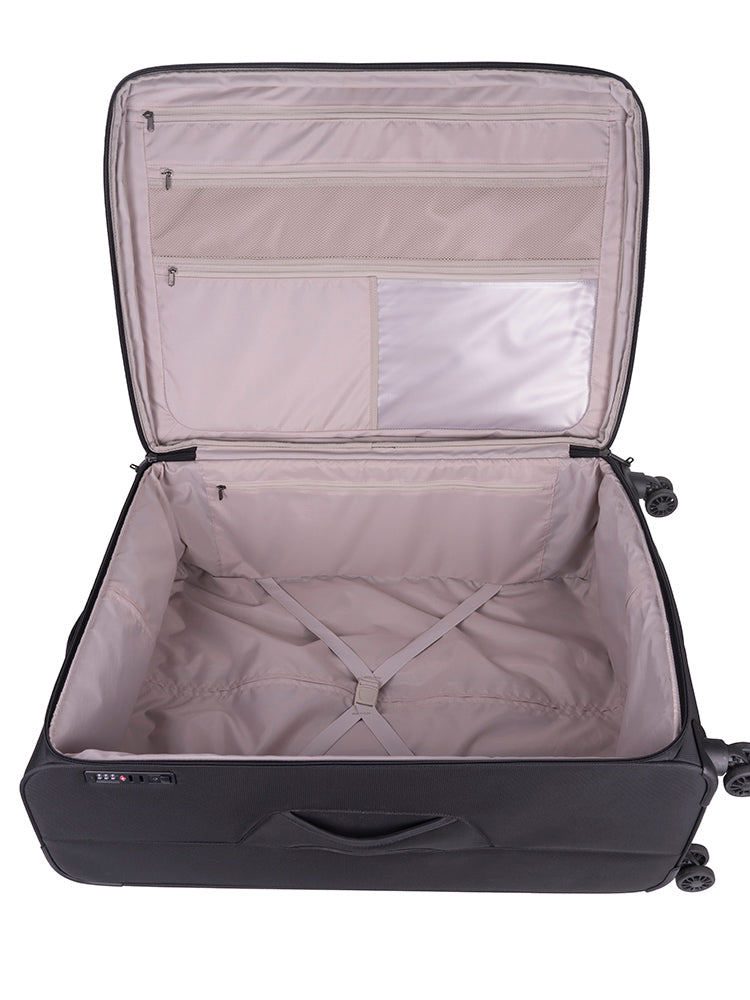Cellini Microlite S Xtra Large 4 Wheel Trolley Case | Black