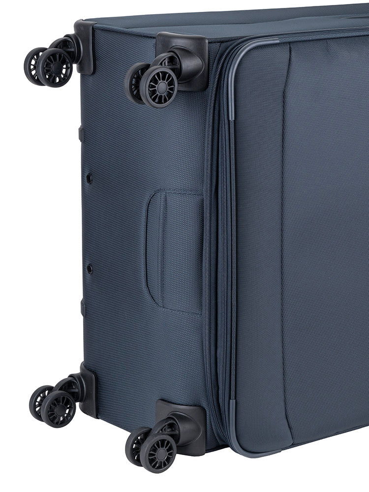 Cellini Microlite S Xtra Large 4 Wheel Trolley Case | Ink Blue