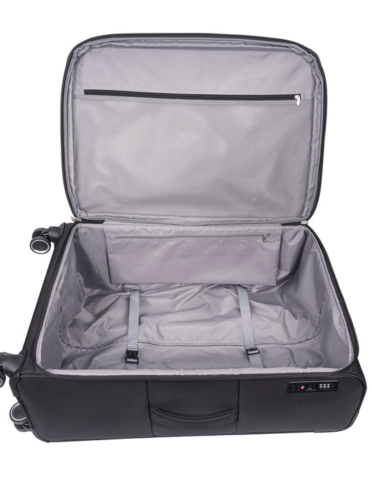 Cellini Rapido Large 4 Wheel Trolley | Black