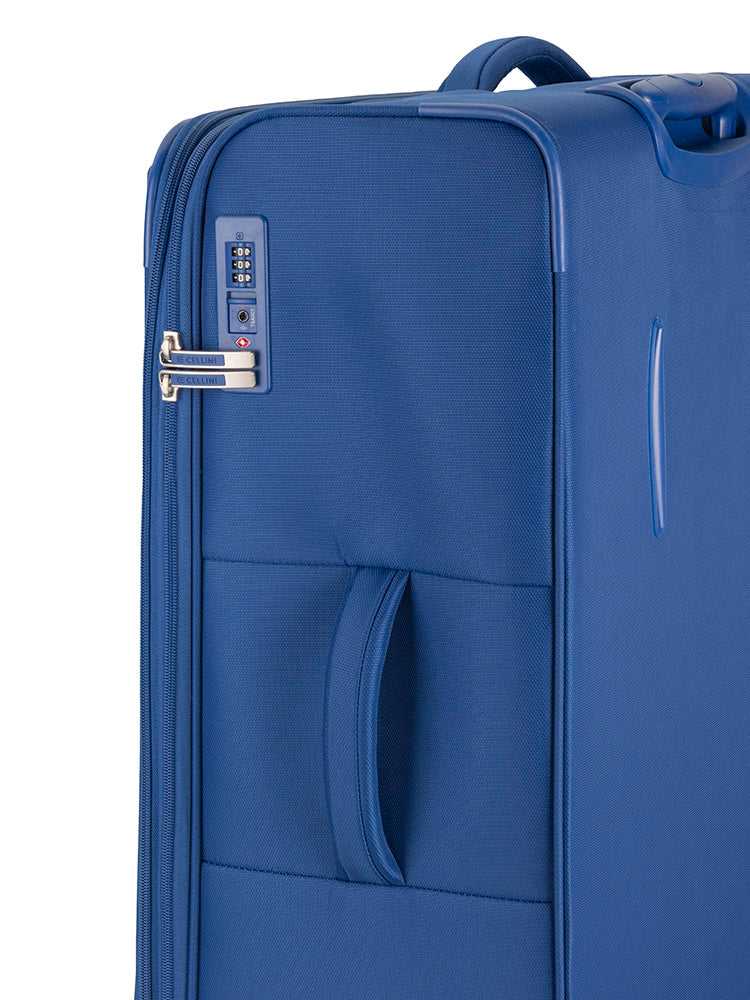 Cellini Rapido Large 4 Wheel Trolley | Blue