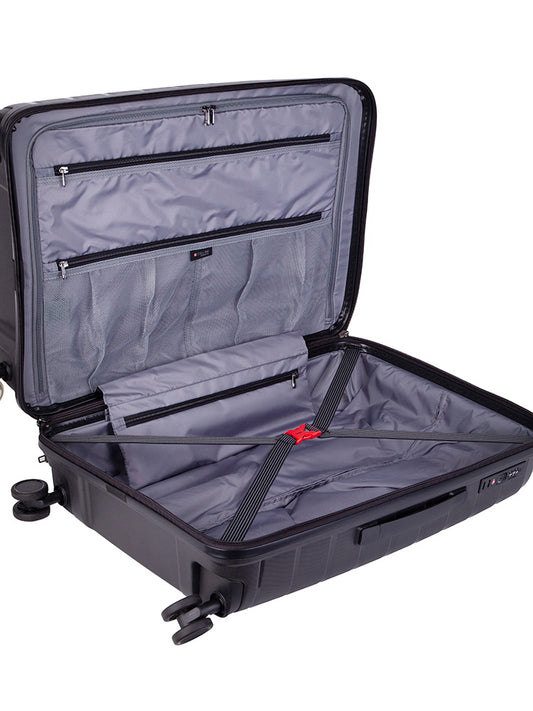Cellini Microlite Large 4 Wheel Trolley Case | Black