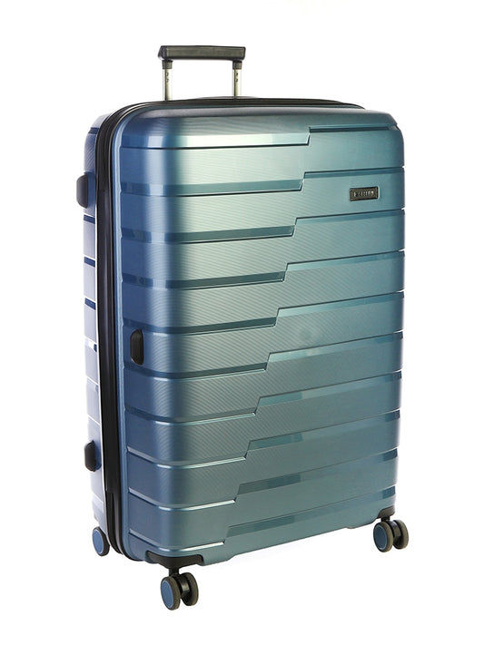 Cellini Microlite Large 4 Wheel Trolley Case | Blue