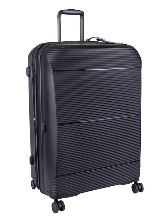 Cellini Qwest Large Volume 4 Wheel Trolley Case | Black