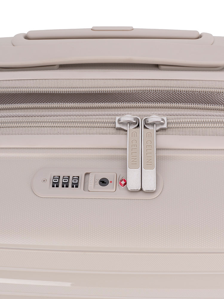 Cellini Nitro 4 Wheel Carry On Trolley Case | Pumice Stone