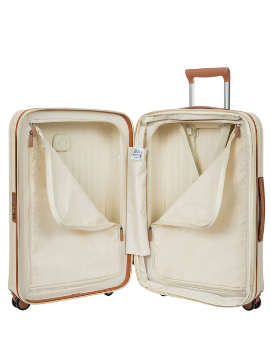 Bric's Taormina ultra-light medium trolley | Cream
