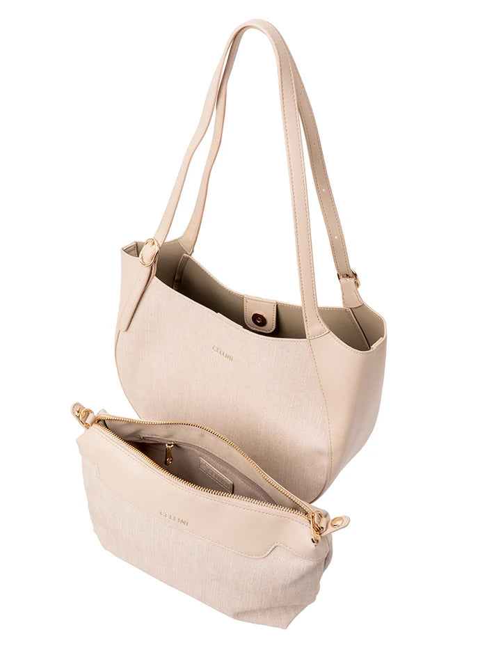 Cellini Thalia Shoulder Bag | Beige