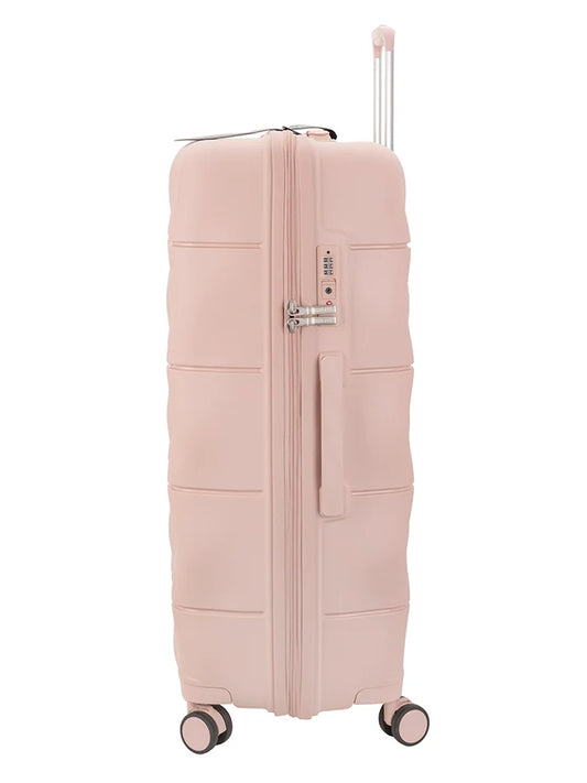 ELLE Large 4 Wheel Trolley Case | Dusty Pink