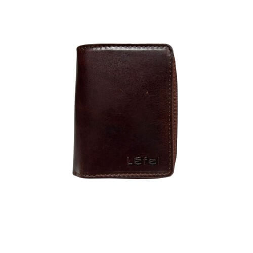 Lefel Small Leather Purse | Brown