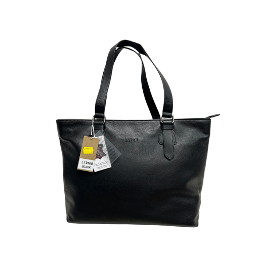 Lefel Classic Tote Genuine Leather | Black