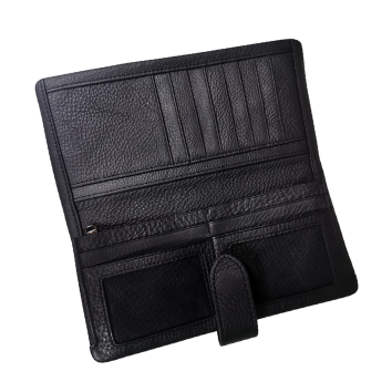Lefel Genuine Leather Purse | Black
