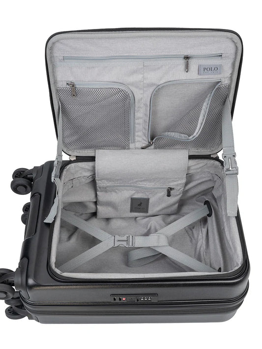 Polo Orion 4 Wheel Carry On Trolley | Black