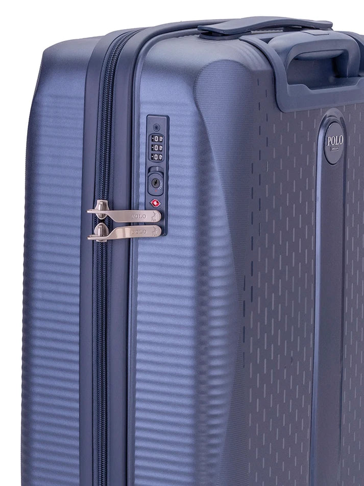 Polo Stellar Large 4 Wheel Trolley Case | Blue