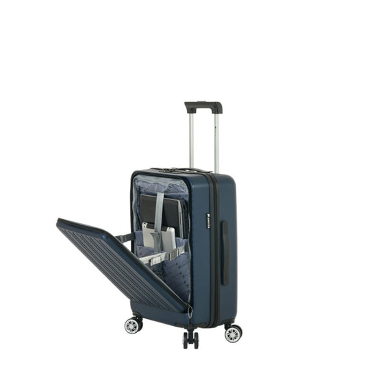 Paklite - Network Mini Office | 55CM Business Trolley Spinner | Navy Blue