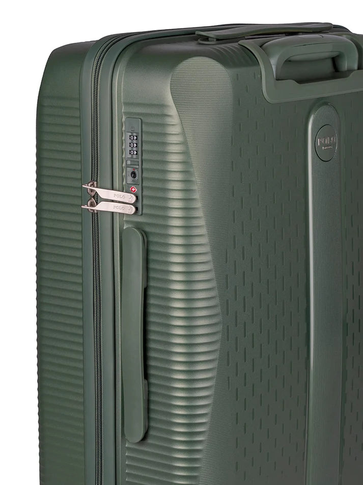 Polo Stellar Large 4 Wheel Trolley Case | Green
