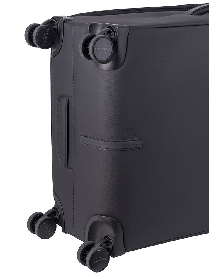 Ted Baker Quantum Large 4-Wheel Trolley Case | Black