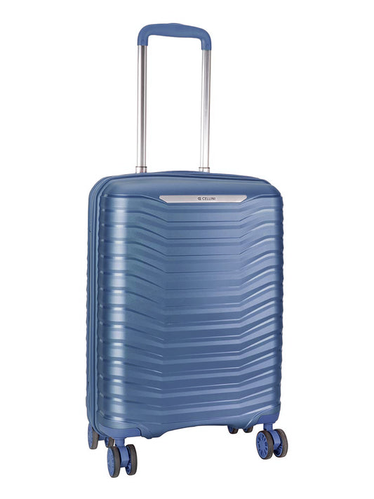 Cellini Aerotech 4 Wheel Trolley Carry On | Blue