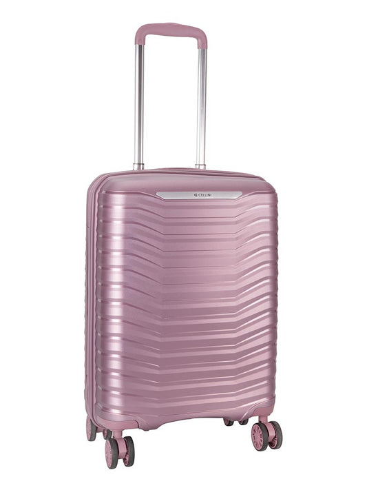 Cellini Aerotech 4 Wheel Trolley Carry On | Pink