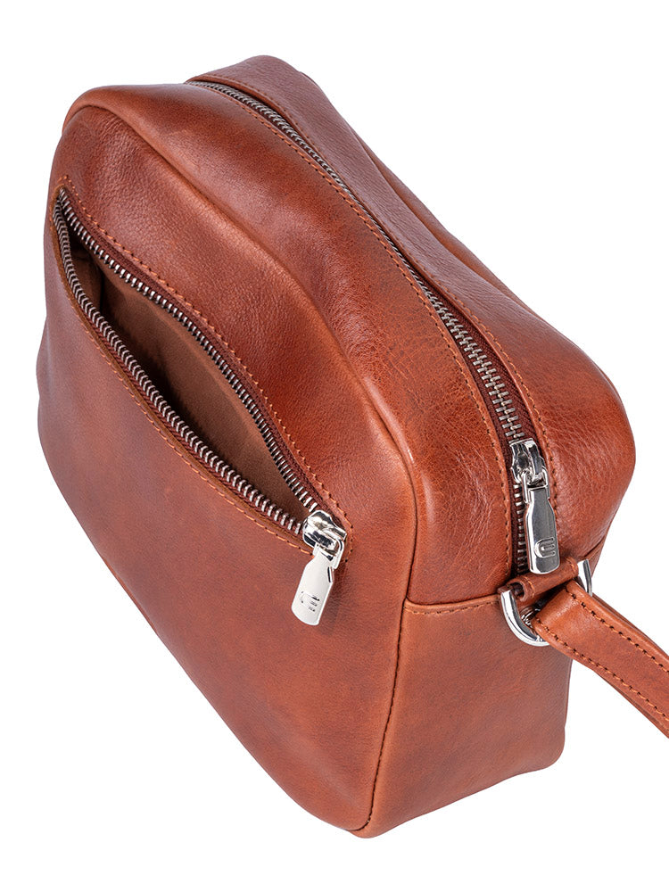 Cellini Diva Adina Large Camera Bag | Cognac