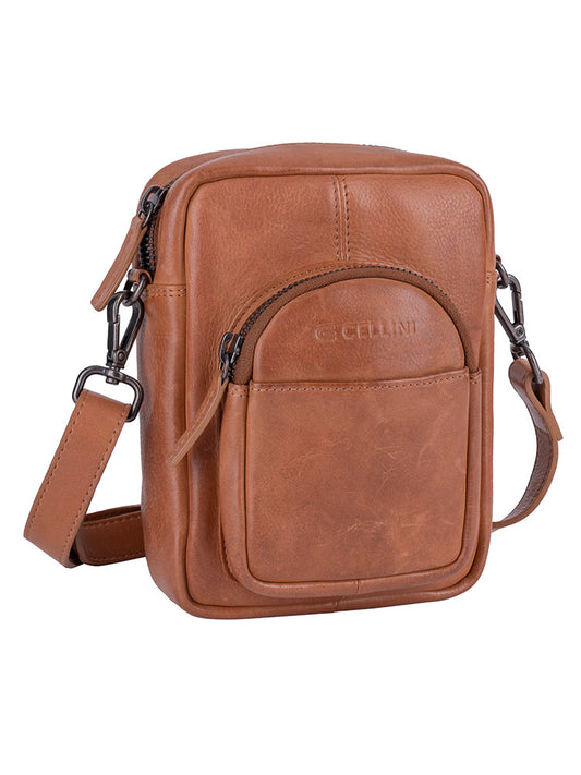 Cellini Diva Premea Compact Crosbody | Tan