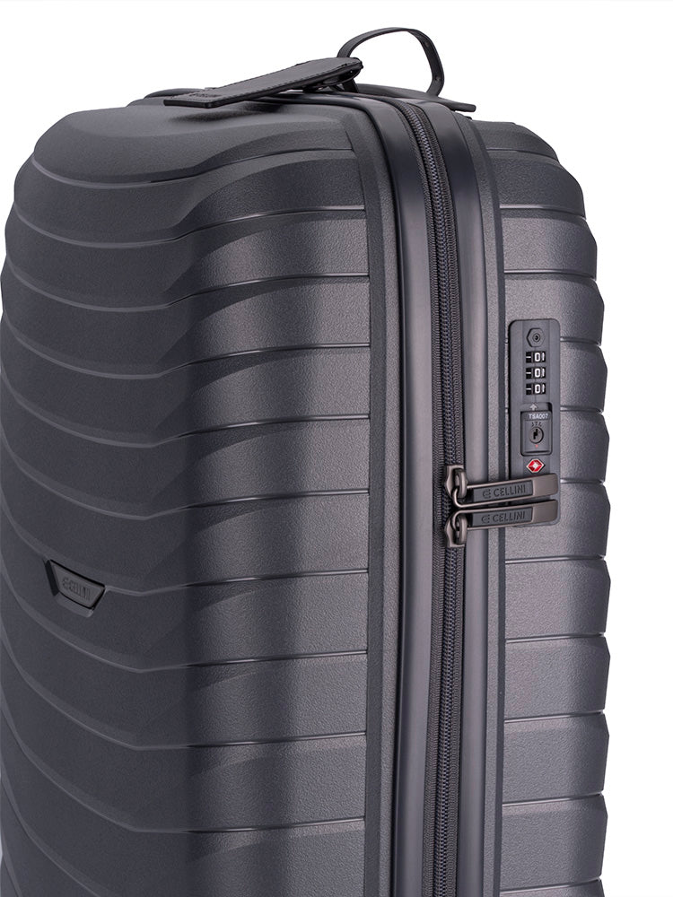 Cellini Grande 4-Wheel Carry-On Trolley Case | Grey