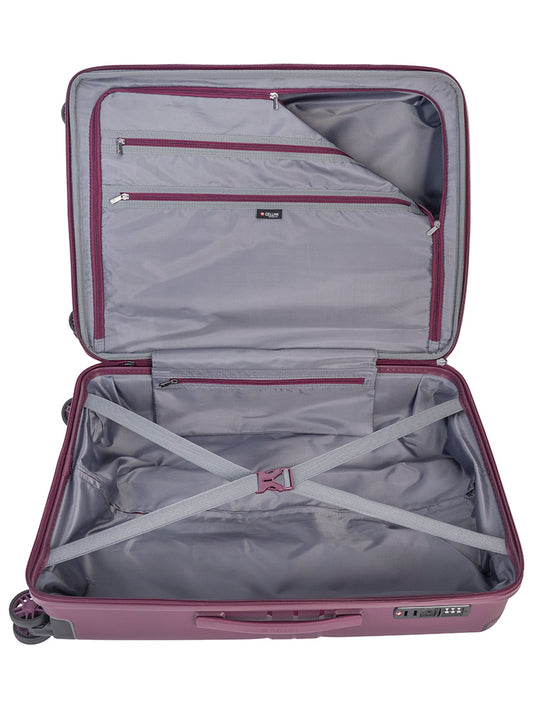 Cellini Guardlite Medium 4 Wheel Trolley Case | Mauve
