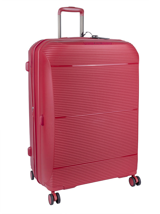 Cellini Qwest Large Volume 4 Wheel Trolley Case | Red