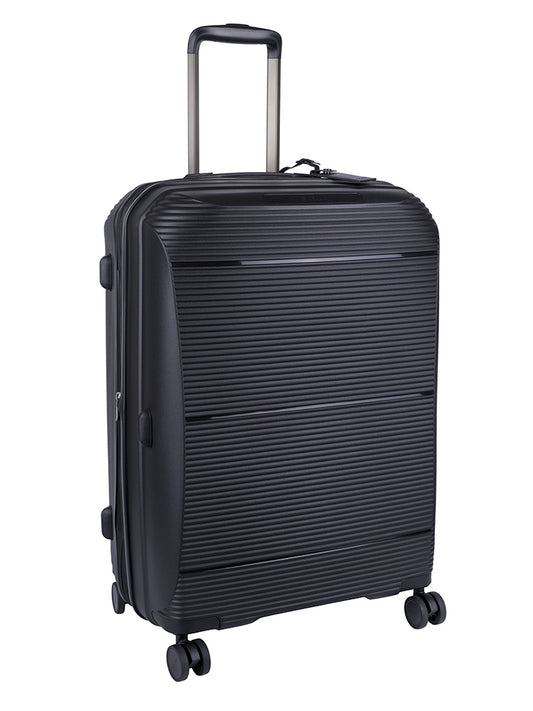 Cellini Qwest Medium 4 Wheel Trolley Case | Black