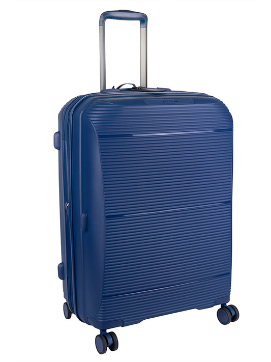 Cellini Qwest Large Volume 4 Wheel Trolley Case | Navy