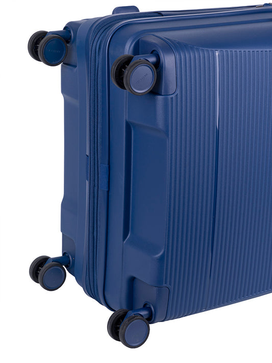 Cellini Qwest Large Volume 4 Wheel Trolley Case | Navy