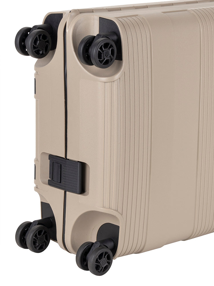Cellini Safetech Zipperless Lock Wheel Carry On Trolley | Brown Rock