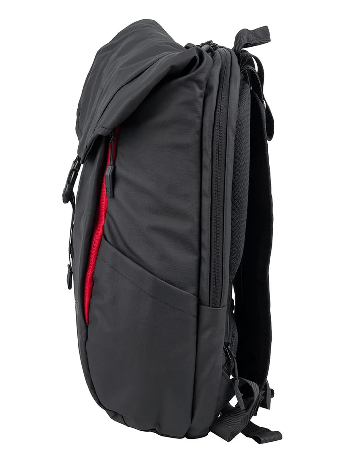 Cellini Sidekick Water Resistant Fold-over Backpack | Black