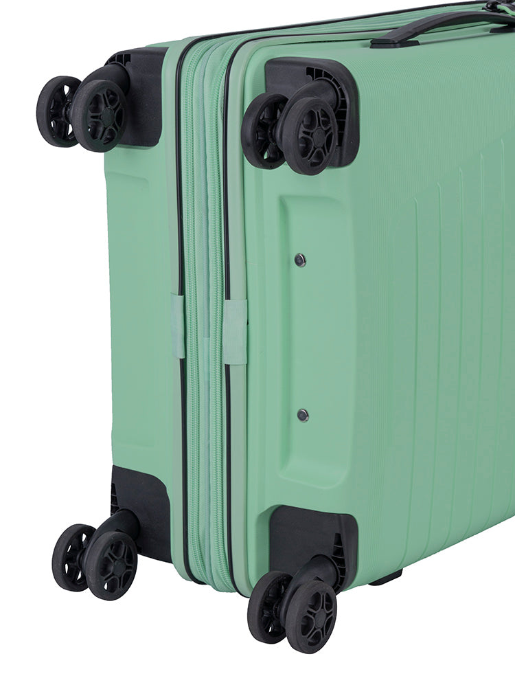 Cellini Starlite 4 Wheel Carry On Trolley | Light Green