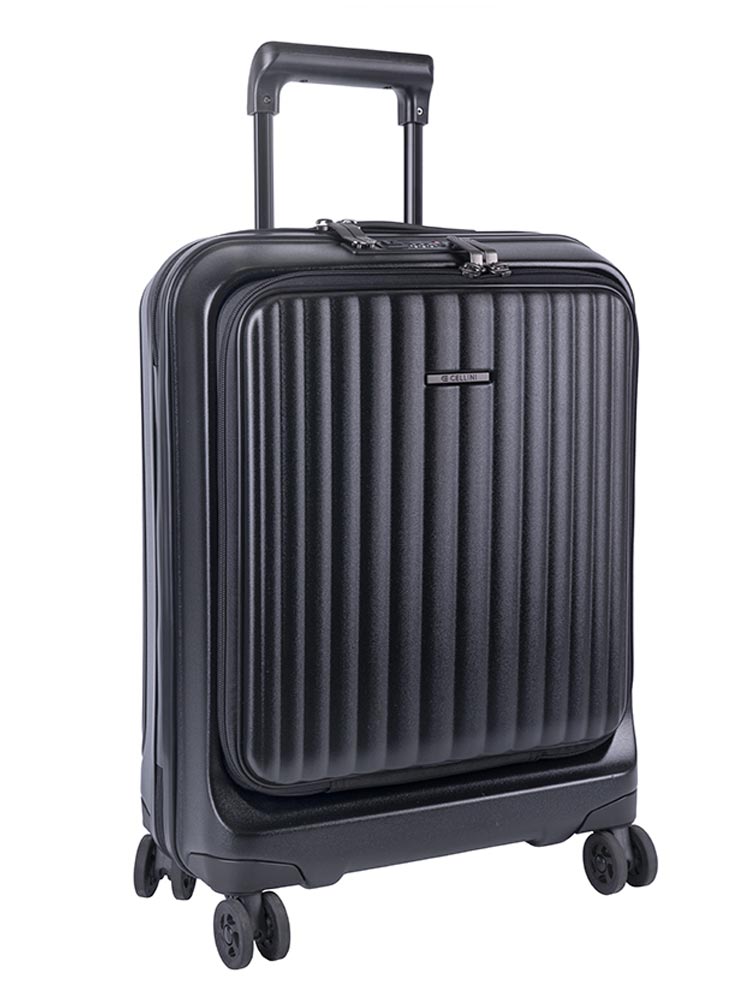 Cellini Tri Pak 4 Wheel Carry On Trolley | Black