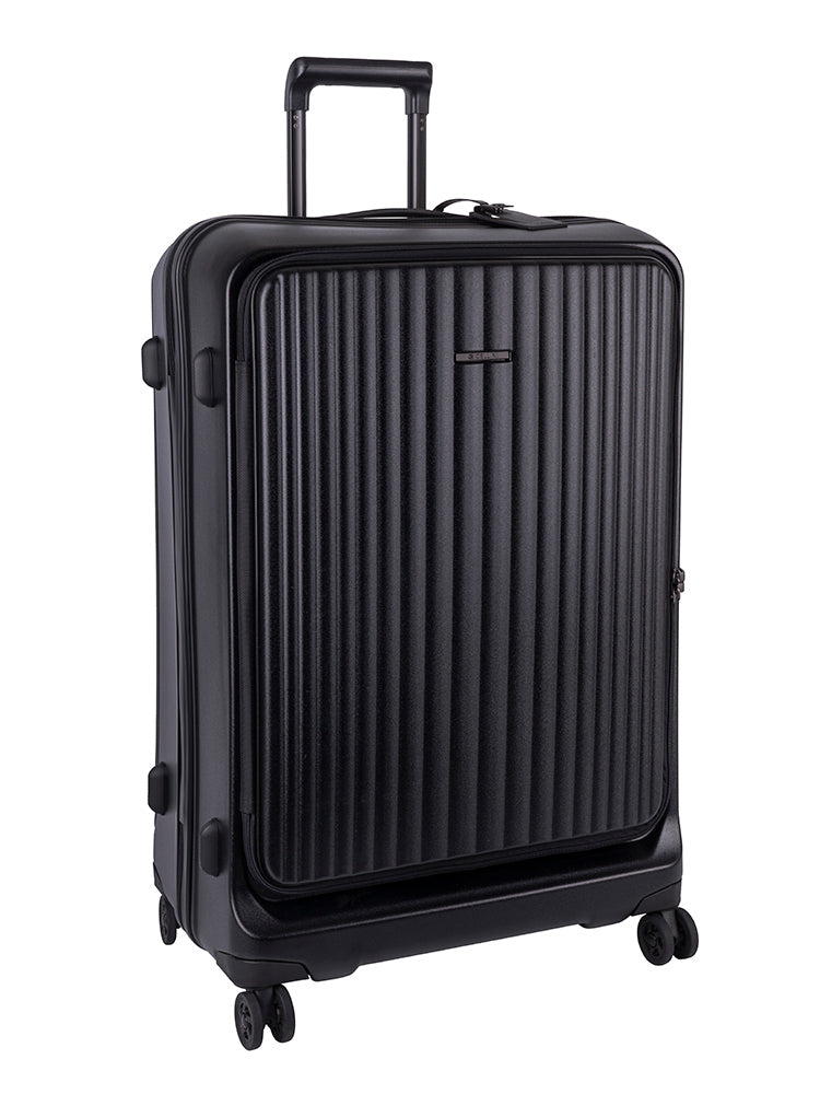 Cellini Tri Pak Large 4 Wheel Trolley Case | Black