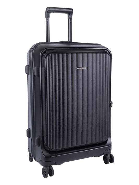 Cellini Tri Pak Medium 4 Wheel Trolley Case | Black