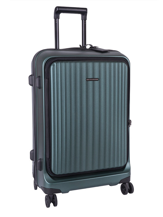 Cellini Tri Pak Medium 4 Wheel Trolley Case | Green