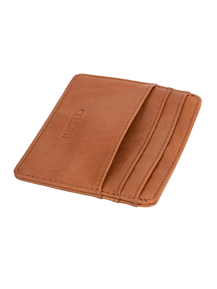 Cellini Diva Card Holder | Cognac