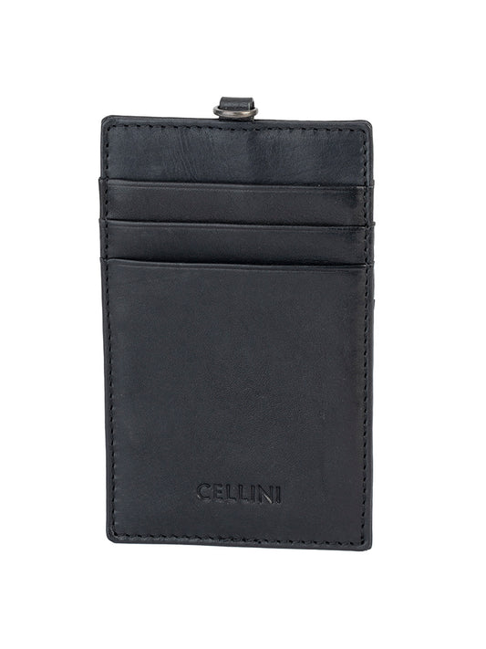 Cellini Diva Neck Sling Card Holder | Black