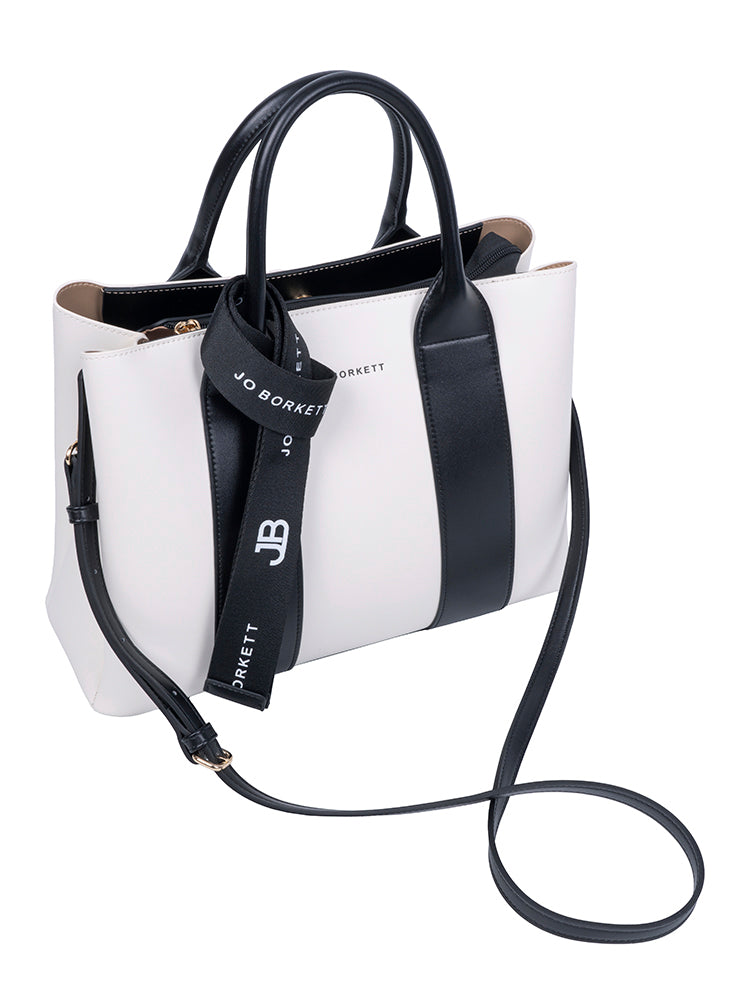 Jo Borkett Addison Shopper Bag | Black & White