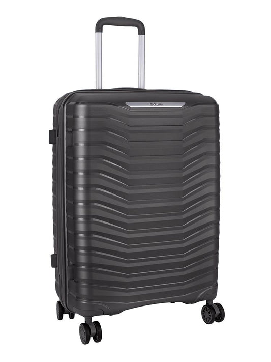 Cellini Aerotech Medium 4 Wheel Trolley Case | Black