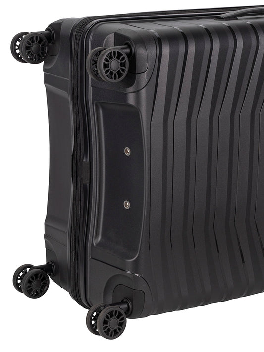 Cellini Aerotech Medium 4 Wheel Trolley Case | Black
