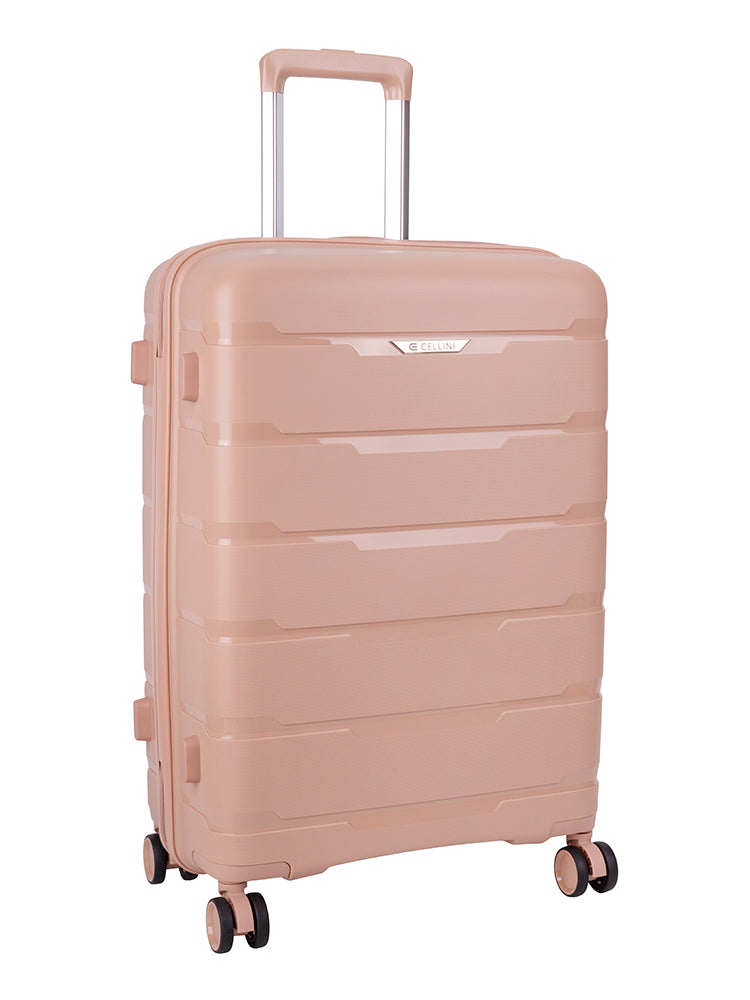 Cellini Rapido Medium 4 Wheel Trolley | Beige