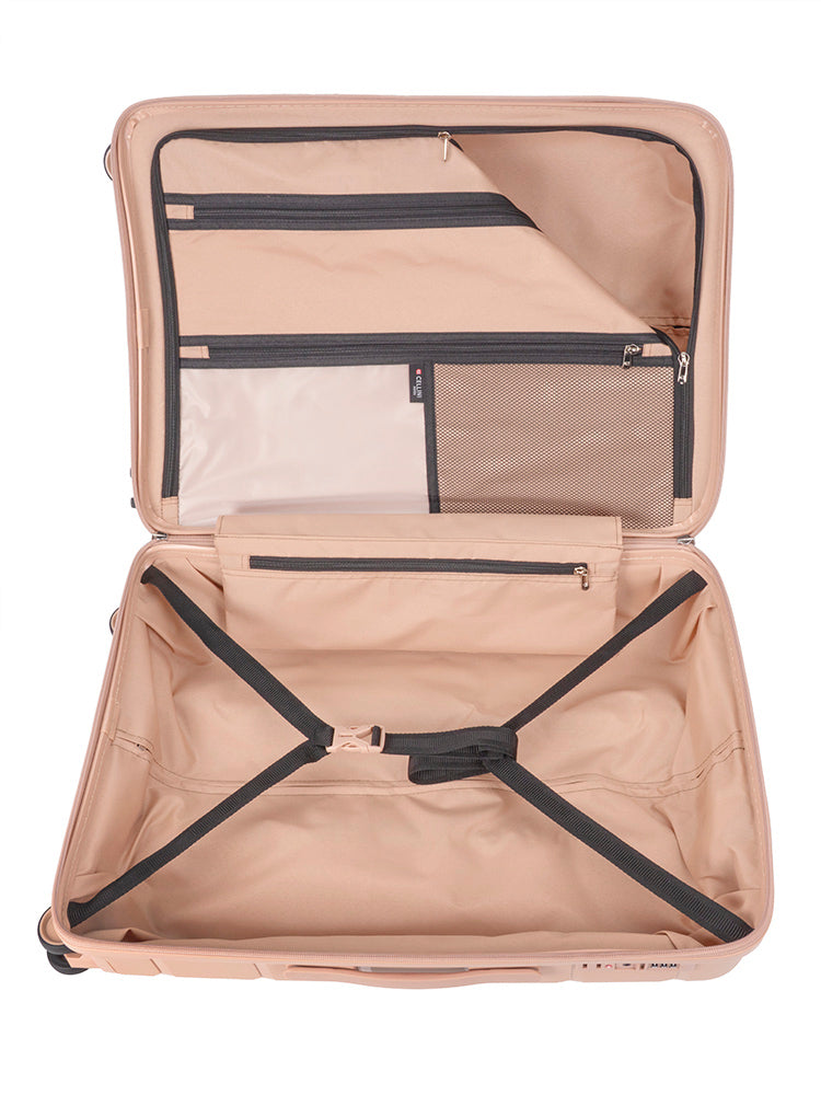 Cellini Rapido Medium 4 Wheel Trolley | Beige