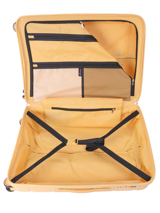 Cellini Rapido Medium 4 Wheel Trolley | Yellow