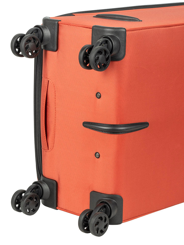 Voyager On The Go Medium 4 Wheel Trolley Case | Rust