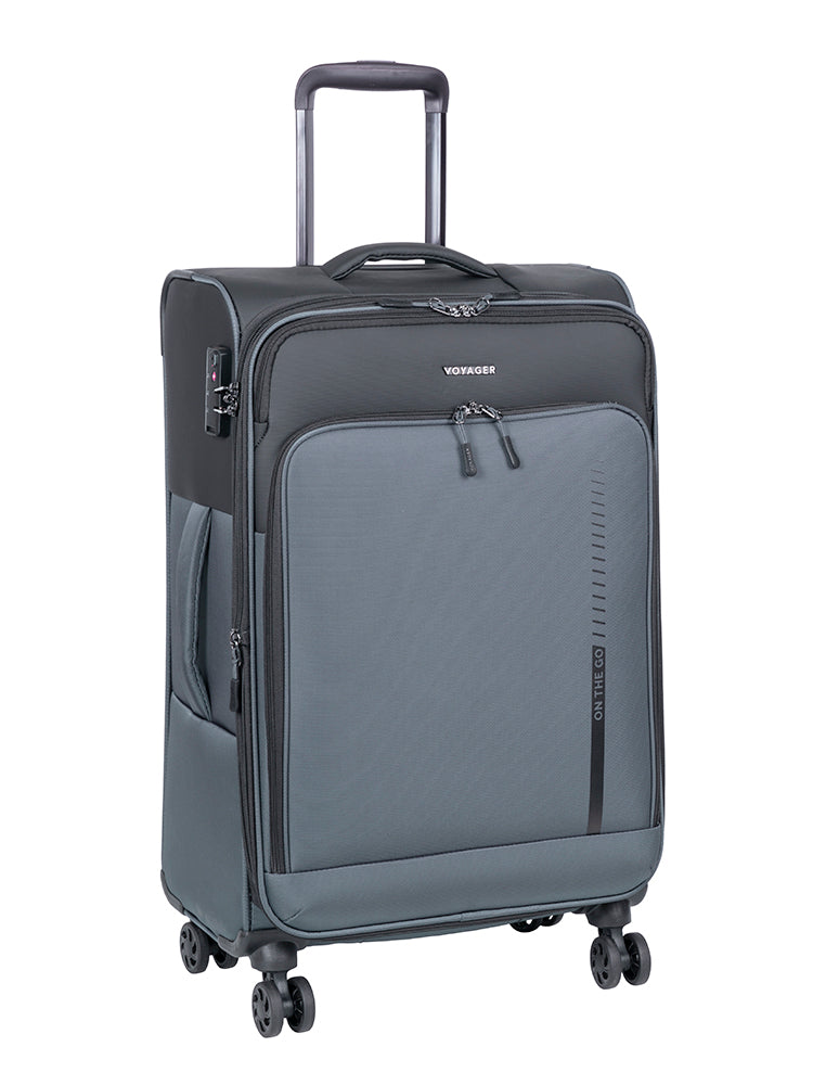Voyager On The Go Medium 4 Wheel Trolley Case | Sage